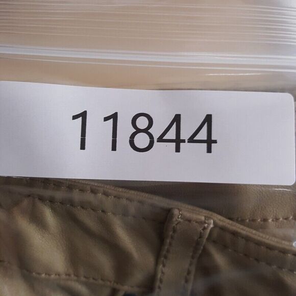 YIGAL AZROUEL Womens Pants Size 4 Tan Skinny 100% Leather Riding Equestrian - Picture 10 of 10